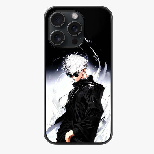 Limitless Shadow King Glass Case showing full back design in clean flat view with glossy glass finish.