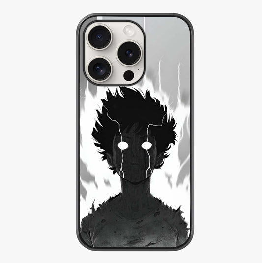 Awakened Inner Rage Glass Case showing full back design in clean flat view with glossy glass finish.