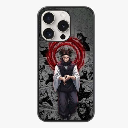 Cursed Ritual Ascension Glass Case showing full back design in clean flat view with glossy glass finish.
