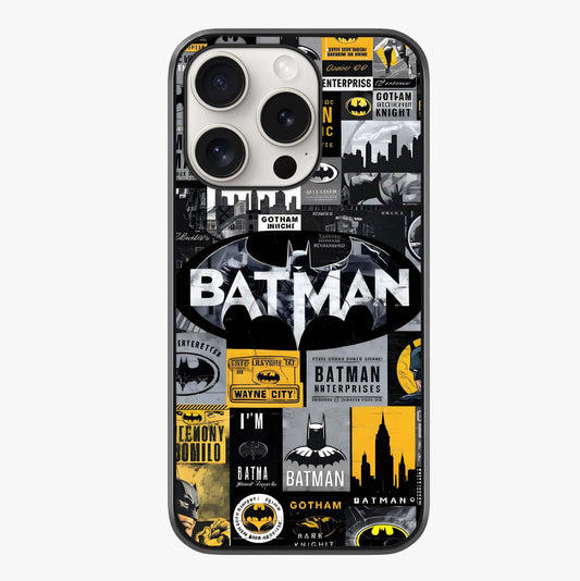 Knight Gotham Rise Glass Case showing full back design in clean flat view with glossy glass finish.