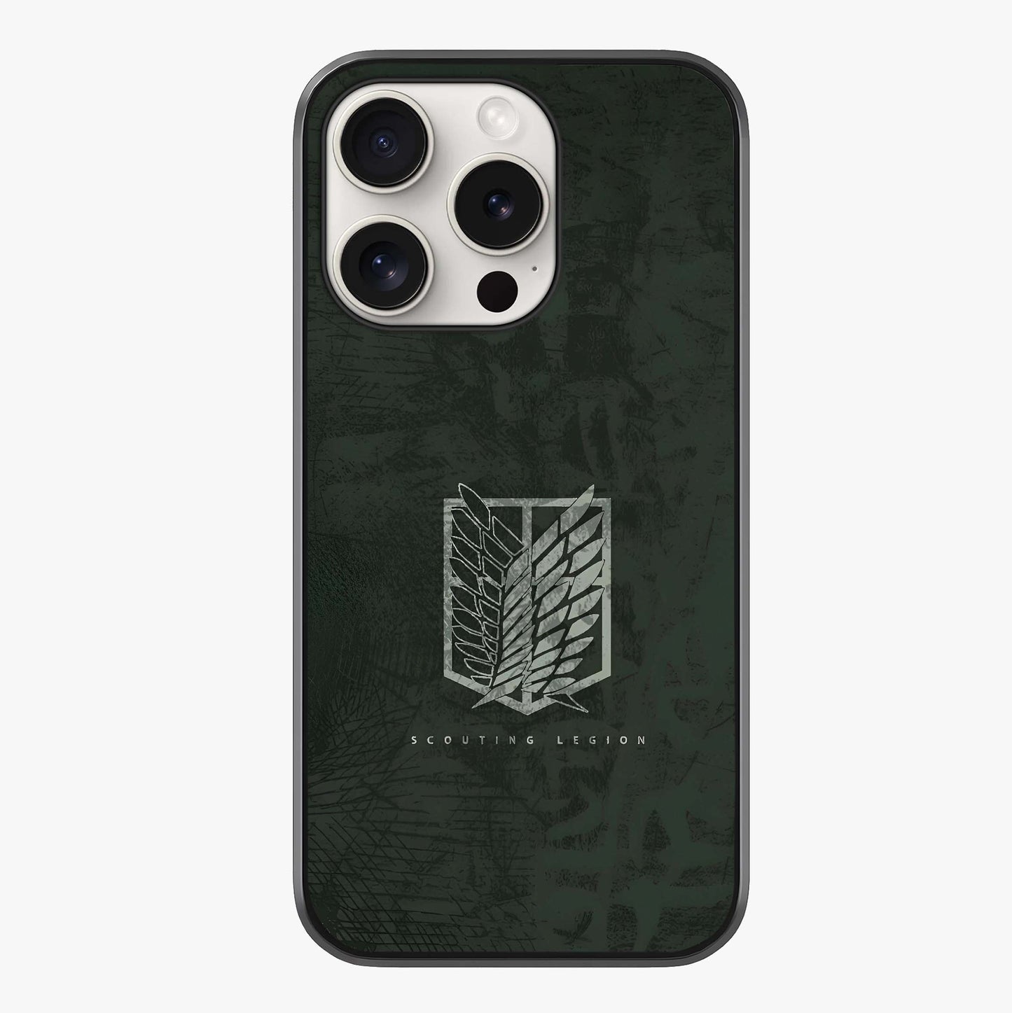 Wings Of Freedom Glass Case showing full back design in clean flat view with glossy glass finish.