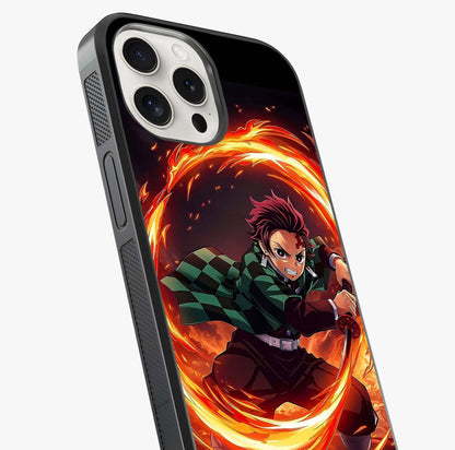 Blazing Sword Resolve Glass Case captured at a warm angle highlighting gloss, texture and premium glass finish.