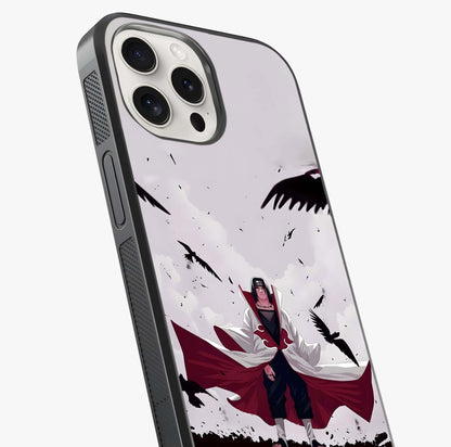 Crimson Crow Ascension Glass Case captured at a warm angle highlighting gloss, texture and premium glass finish.