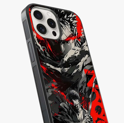 Demon Sword Resolve Glass Case captured at a warm angle highlighting gloss, texture and premium glass finish.
