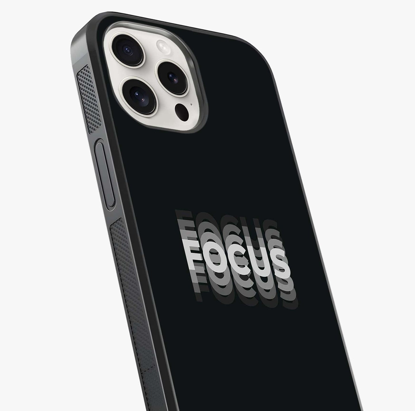 Focus Mode On Glass Case captured at a warm angle highlighting gloss, texture and premium glass finish.
