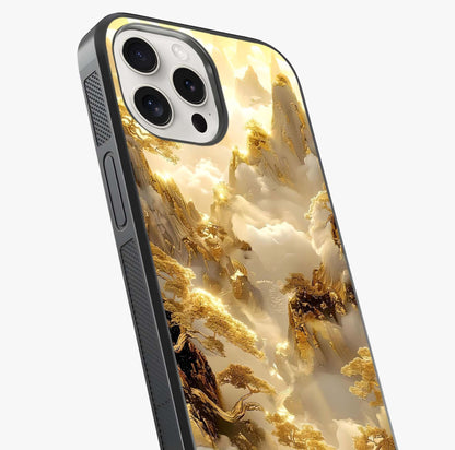 Gates Of Illumination Glass Case captured at a warm angle highlighting gloss, texture and premium glass finish.