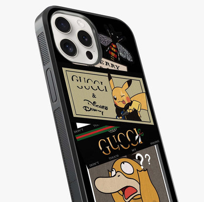 Gucci Play Mashup Glass Case captured at a warm angle highlighting gloss, texture and premium glass finish.