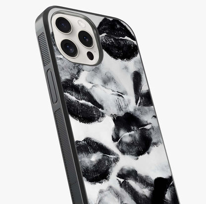 Midnight Kiss Marks Glass Case captured at a warm angle highlighting gloss, texture and premium glass finish.