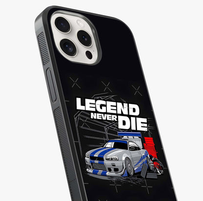 Midnight Racing Legacy Glass Case captured at a warm angle highlighting gloss, texture and premium glass finish.