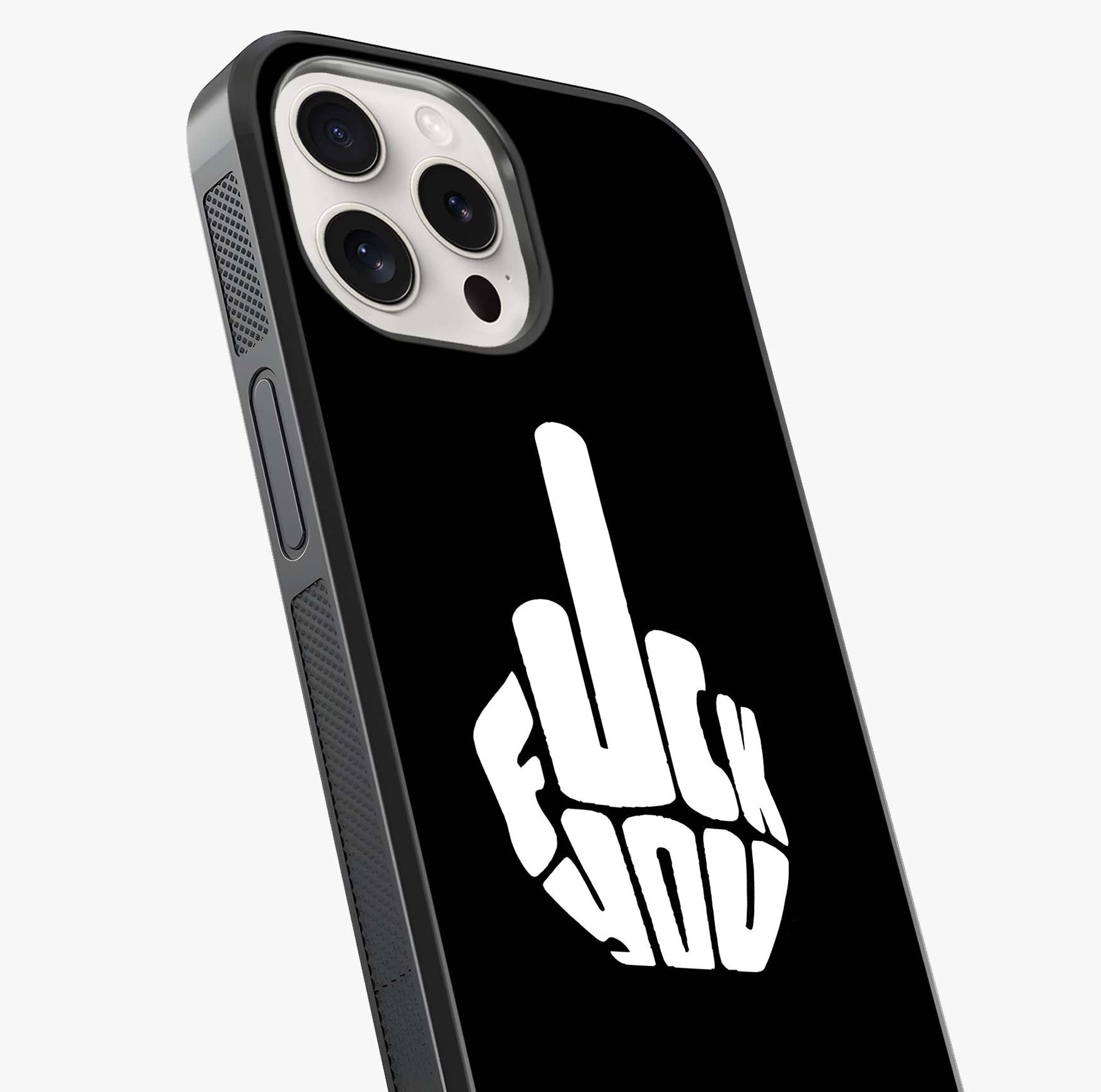 Rebel Mode On Glass Case captured at a warm angle highlighting gloss, texture and premium glass finish.