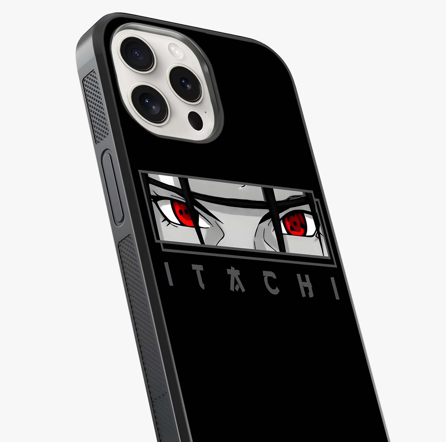 Scarlet Gaze Dominance Glass Case captured at a warm angle highlighting gloss, texture and premium glass finish.