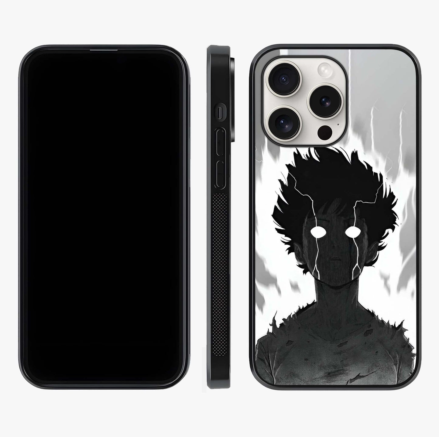 Awakened Inner Rage Glass Case displayed upright for full design visibility and premium finish.