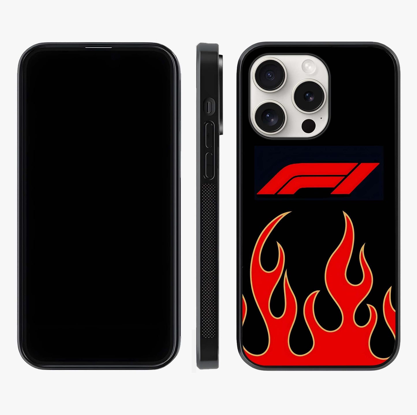 Fire F11 Glass Case displayed upright for full design visibility and premium finish.