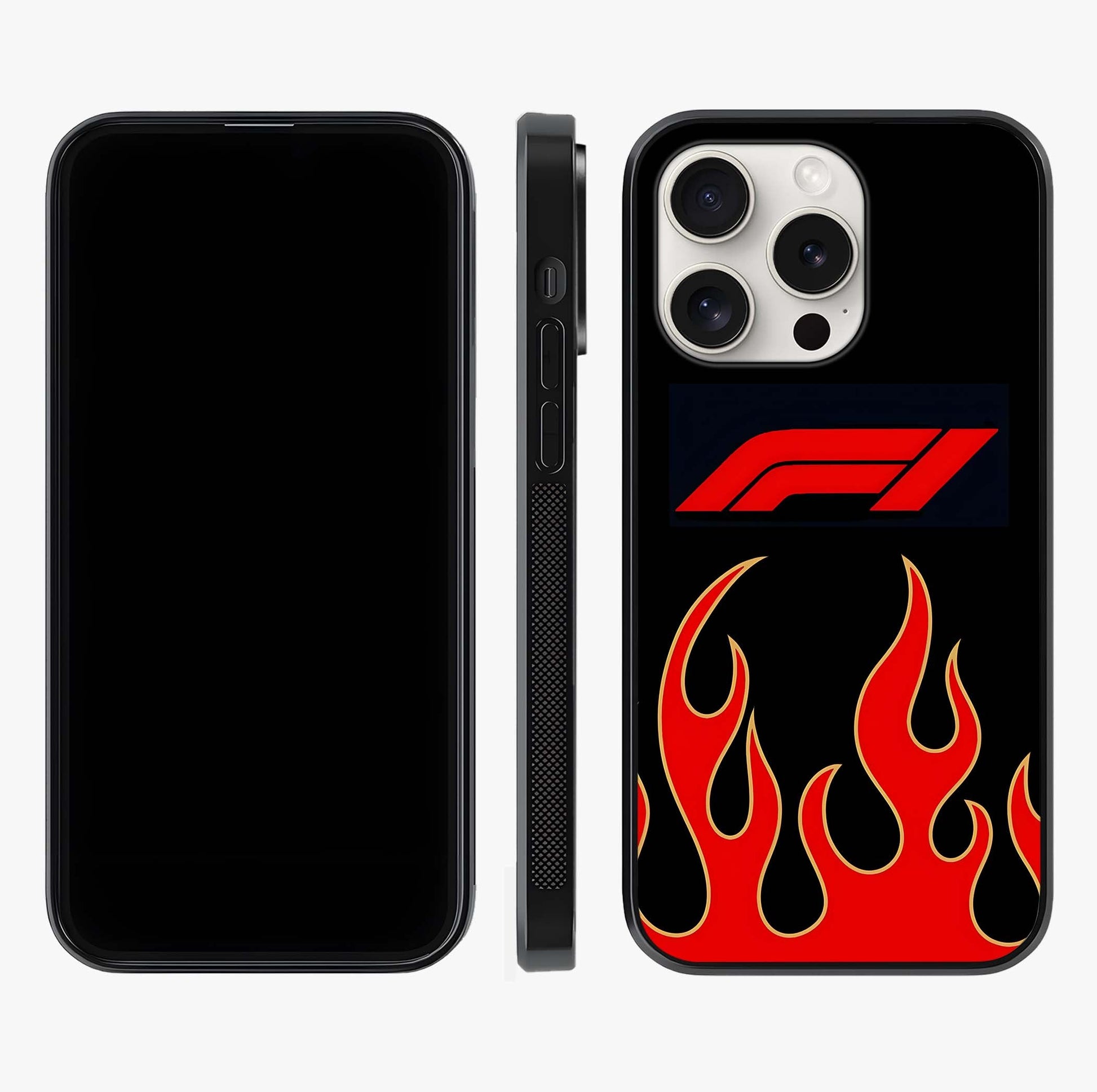 Fire F11 Glass Case displayed upright for full design visibility and premium finish.