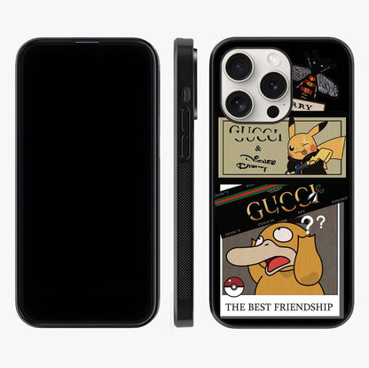 Gucci Play Mashup Glass Case displayed upright for full design visibility and premium finish.