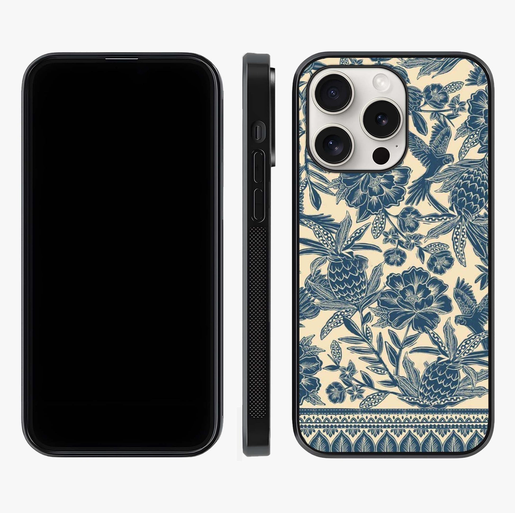 Heirloom Wild Bloom Glass Case displayed upright for full design visibility and premium finish.