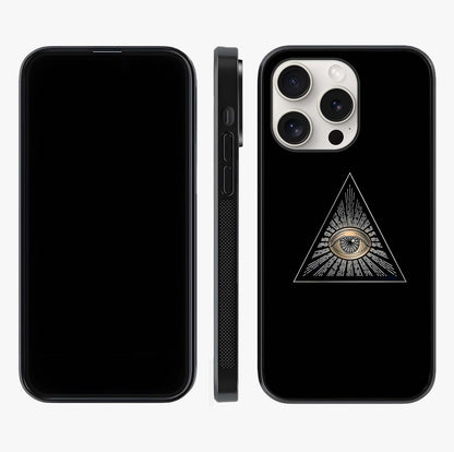 Illuminati Evil Glass Case displayed upright for full design visibility and premium finish.