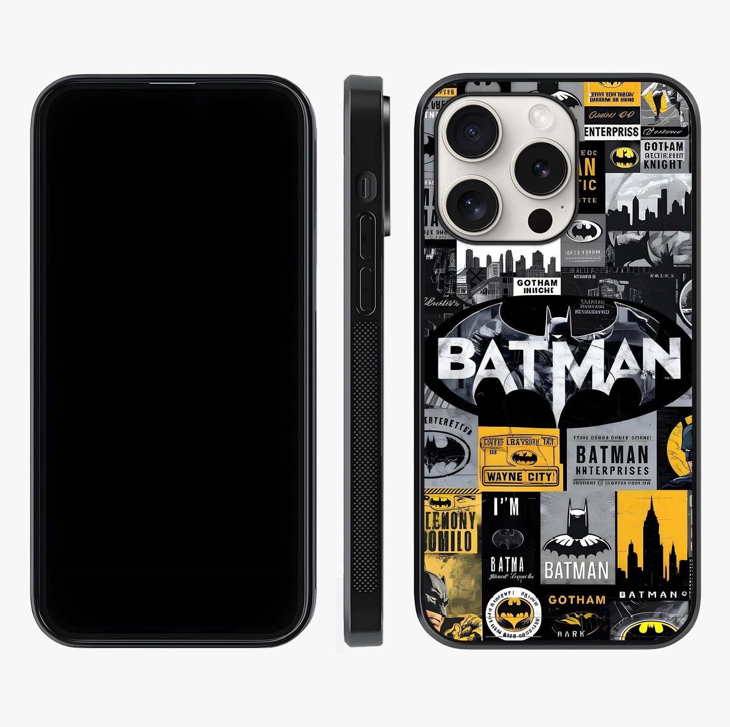 Knight Gotham Rise Glass Case displayed upright for full design visibility and premium finish.