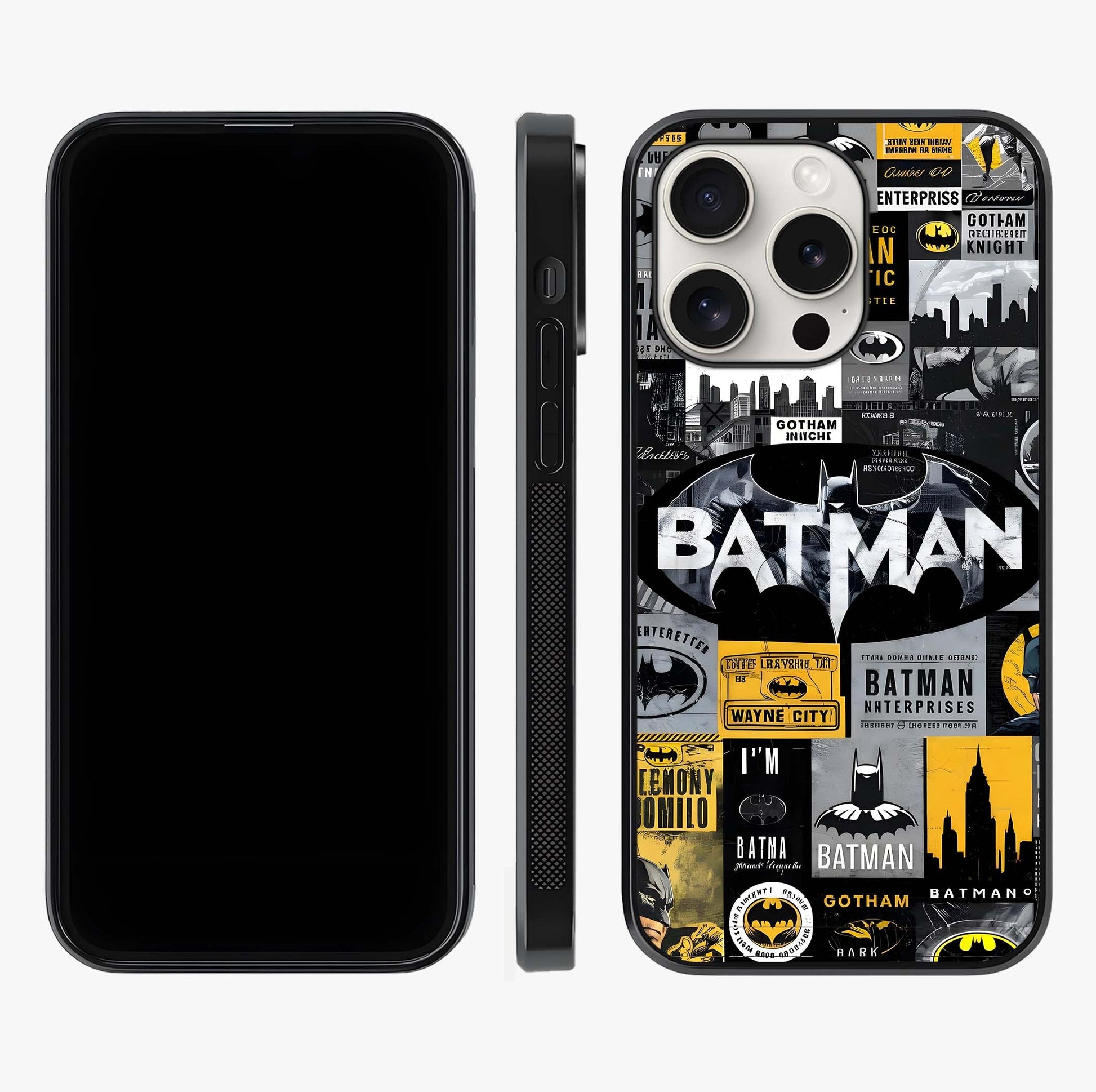 Knight Gotham Rise Glass Case displayed upright for full design visibility and premium finish.