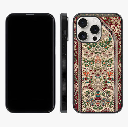 Persian Inspired Glass Case displayed upright for full design visibility and premium finish.