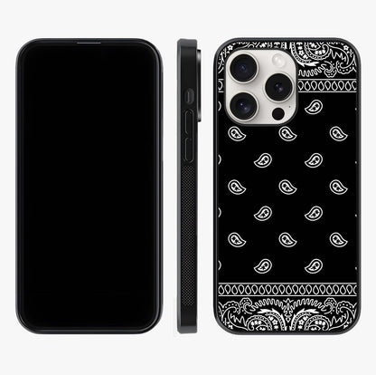 Retro Rebel Threads Glass Case displayed upright for full design visibility and premium finish.