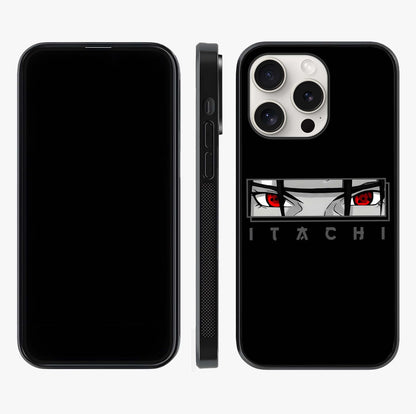 Scarlet Gaze Dominance Glass Case displayed upright for full design visibility and premium finish.
