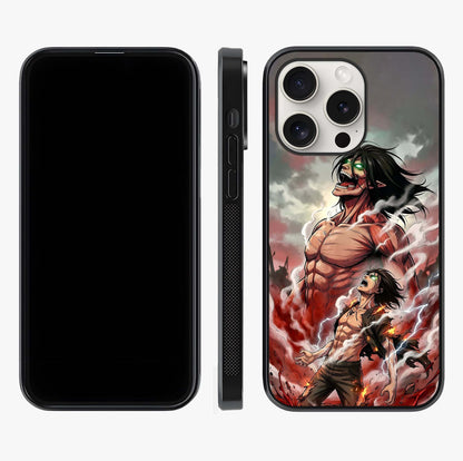 Titan Awakening Fury Glass Case displayed upright for full design visibility and premium finish.