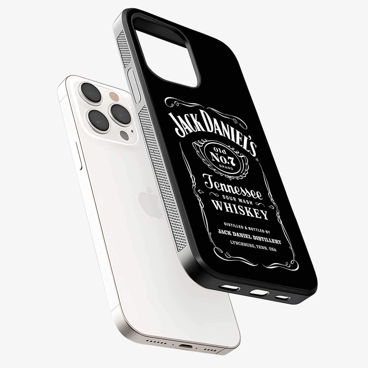 Vintage Whiskey Heritage Glass Case laid diagonally highlighting side profile, edges and glossy glass shine.