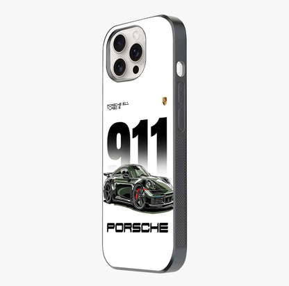 911 Turbo Dominance Glass Case photographed in natural light showing reflective finish and design depth.