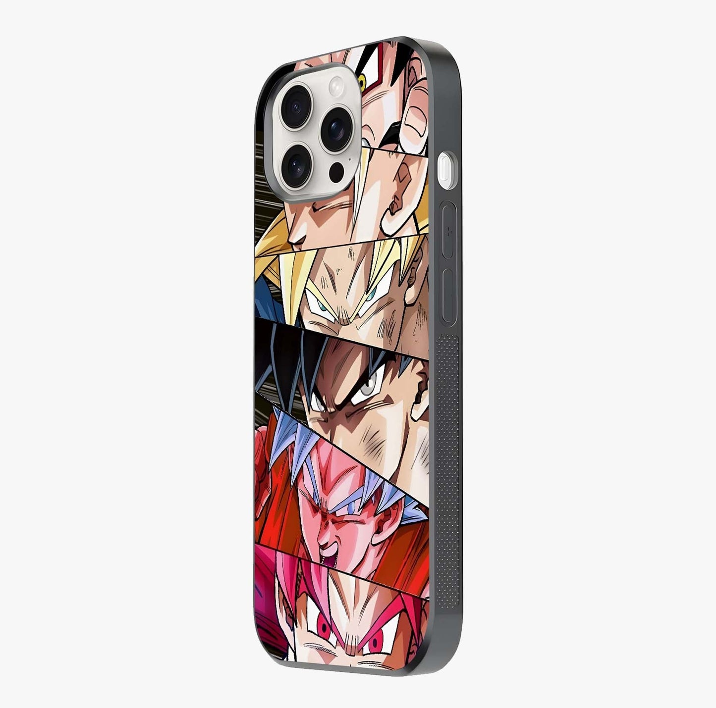 Anime Character Glass Case photographed in natural light showing reflective finish and design depth.