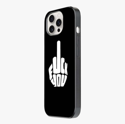 Rebel Mode On Glass Case photographed in natural light showing reflective finish and design depth.