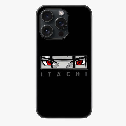 Scarlet Gaze Dominance Glass Case showing full back design in clean flat view with glossy glass finish.