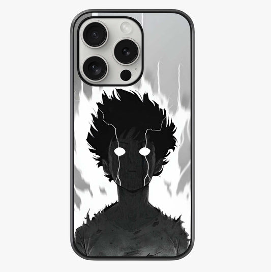 Awakened Inner Rage Glass Case showing full back design in clean flat view with glossy glass finish.
