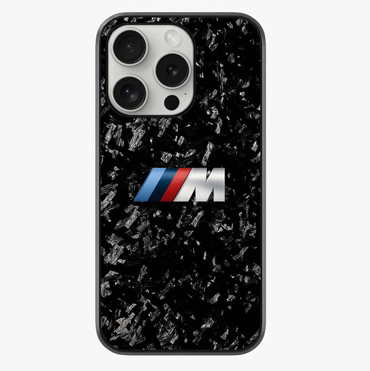 Carbon Speed Mark Glass Case showing full back design in clean flat view with glossy glass finish.