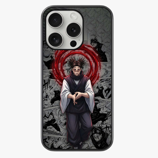 Cursed Ritual Ascension Glass Case showing full back design in clean flat view with glossy glass finish.
