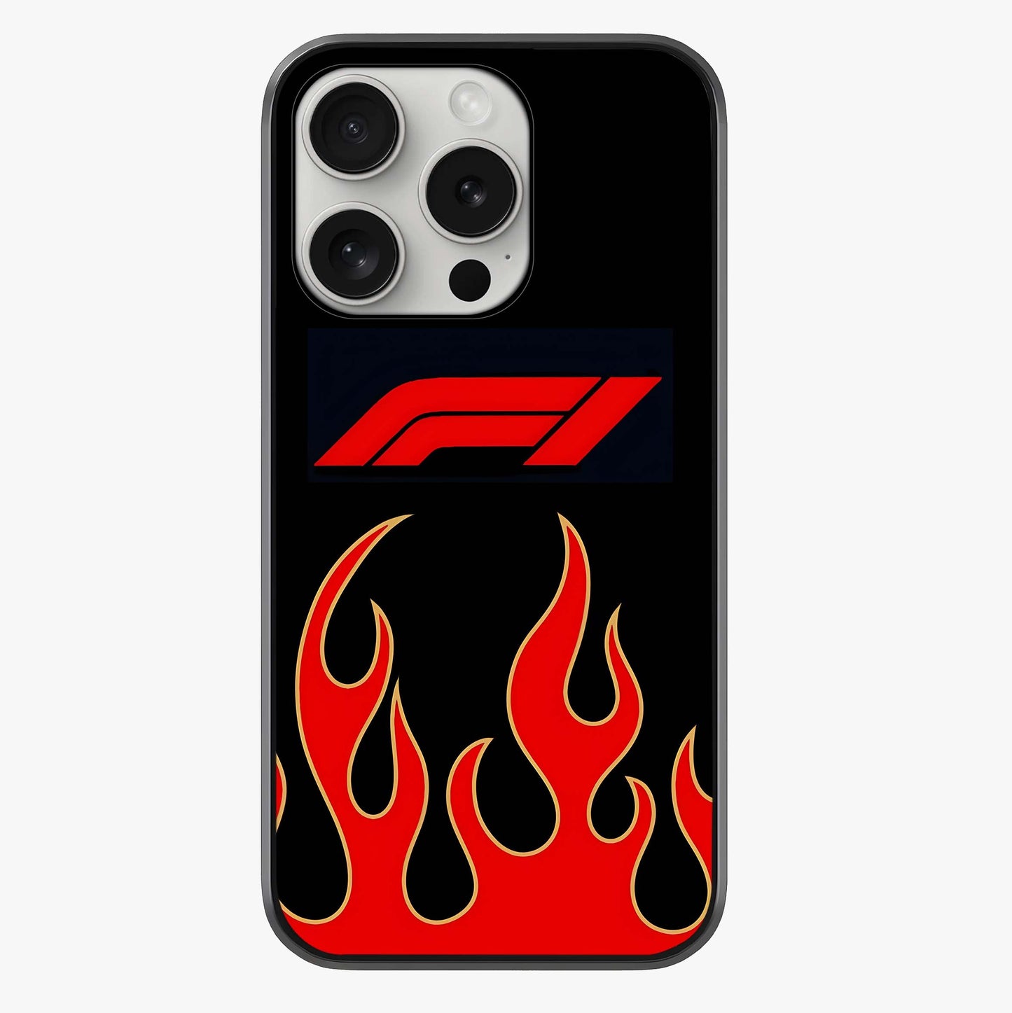 Fire F11 Glass Case showing full back design in clean flat view with glossy glass finish.
