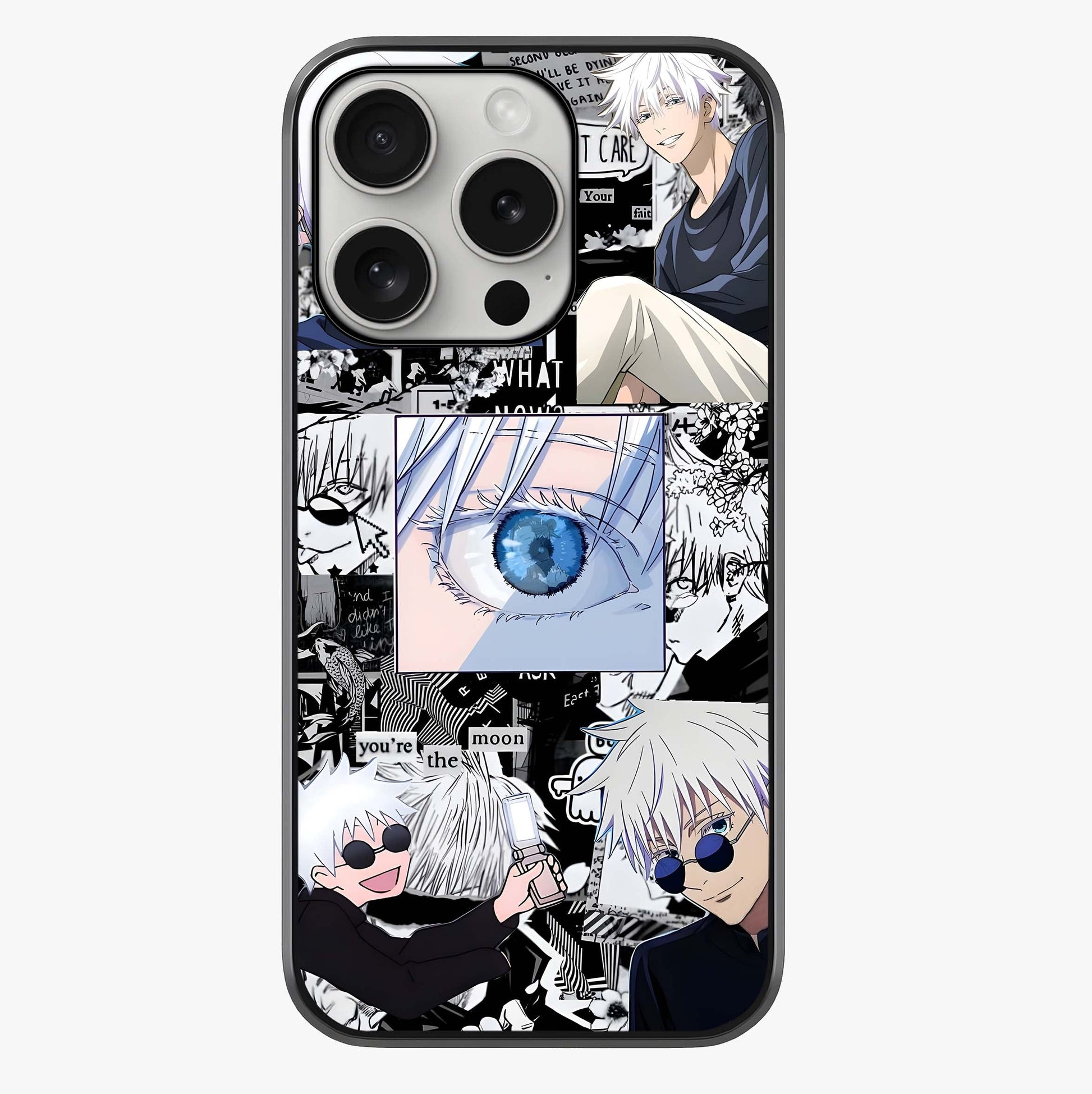 Infinity Sorcerer Chaos Glass Case showing full back design in clean flat view with glossy glass finish.