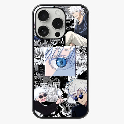 Infinity Sorcerer Chaos Glass Case showing full back design in clean flat view with glossy glass finish.