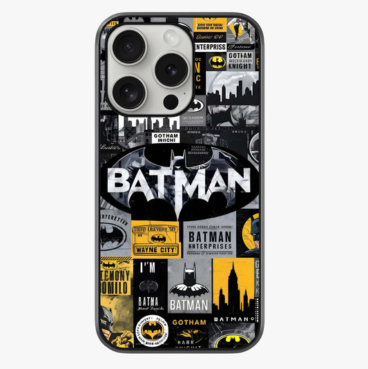 Knight Gotham Rise Glass Case showing full back design in clean flat view with glossy glass finish.