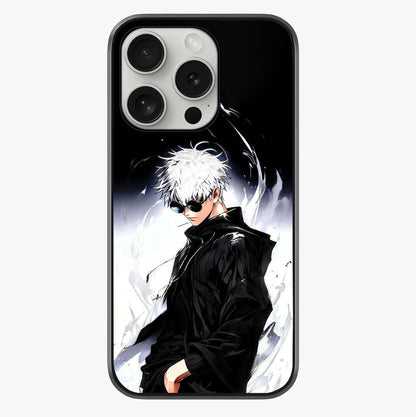 Limitless Shadow King Glass Case showing full back design in clean flat view with glossy glass finish.