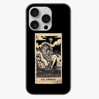 The Empress Glass Case showing full back design in clean flat view with glossy glass finish.