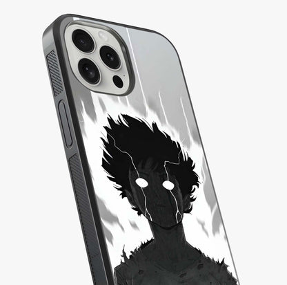 Awakened Inner Rage Glass Case captured at a warm angle highlighting gloss, texture and premium glass finish.