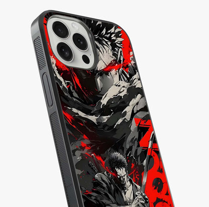 Demon Sword Resolve Glass Case captured at a warm angle highlighting gloss, texture and premium glass finish.