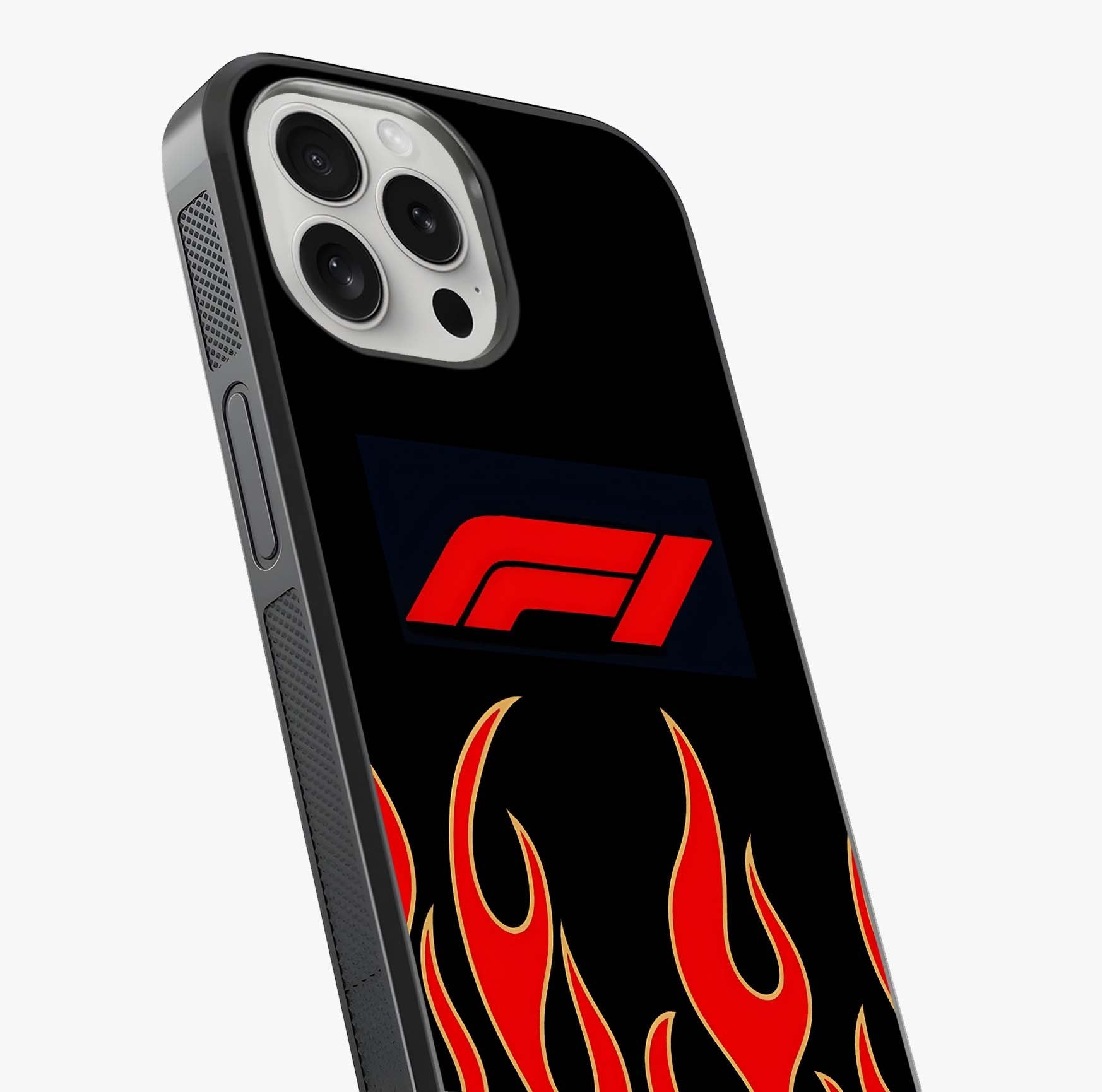 Fire F11 Glass Case captured at a warm angle highlighting gloss, texture and premium glass finish.