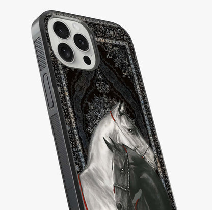 Majestic Ride Legacy Glass Case captured at a warm angle highlighting gloss, texture and premium glass finish.