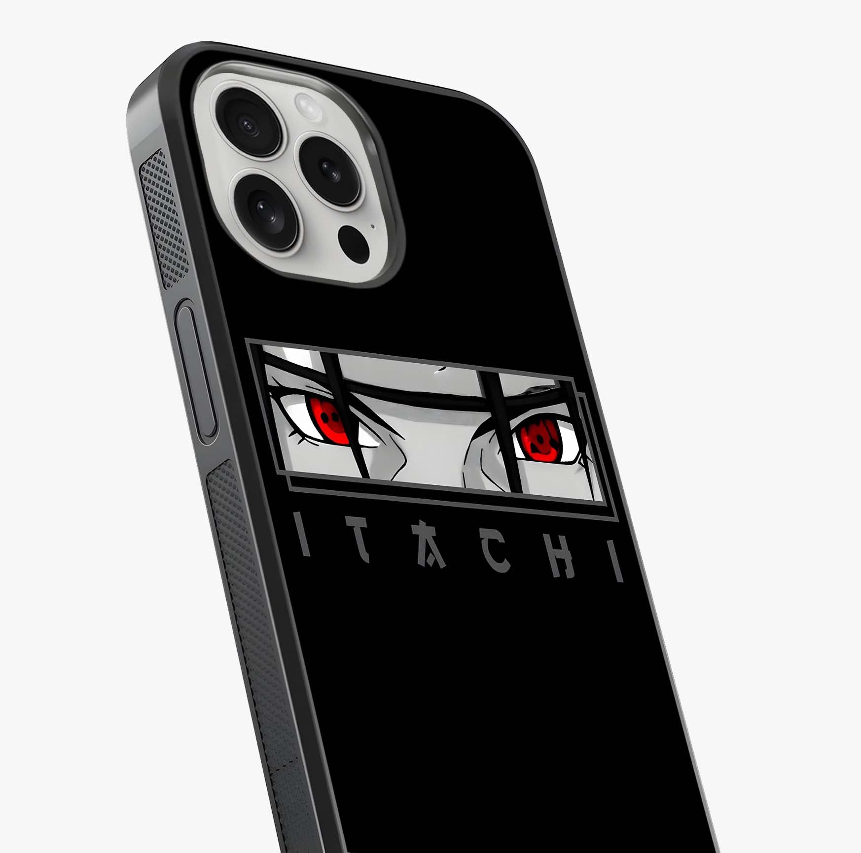 Scarlet Gaze Dominance Glass Case captured at a warm angle highlighting gloss, texture and premium glass finish.
