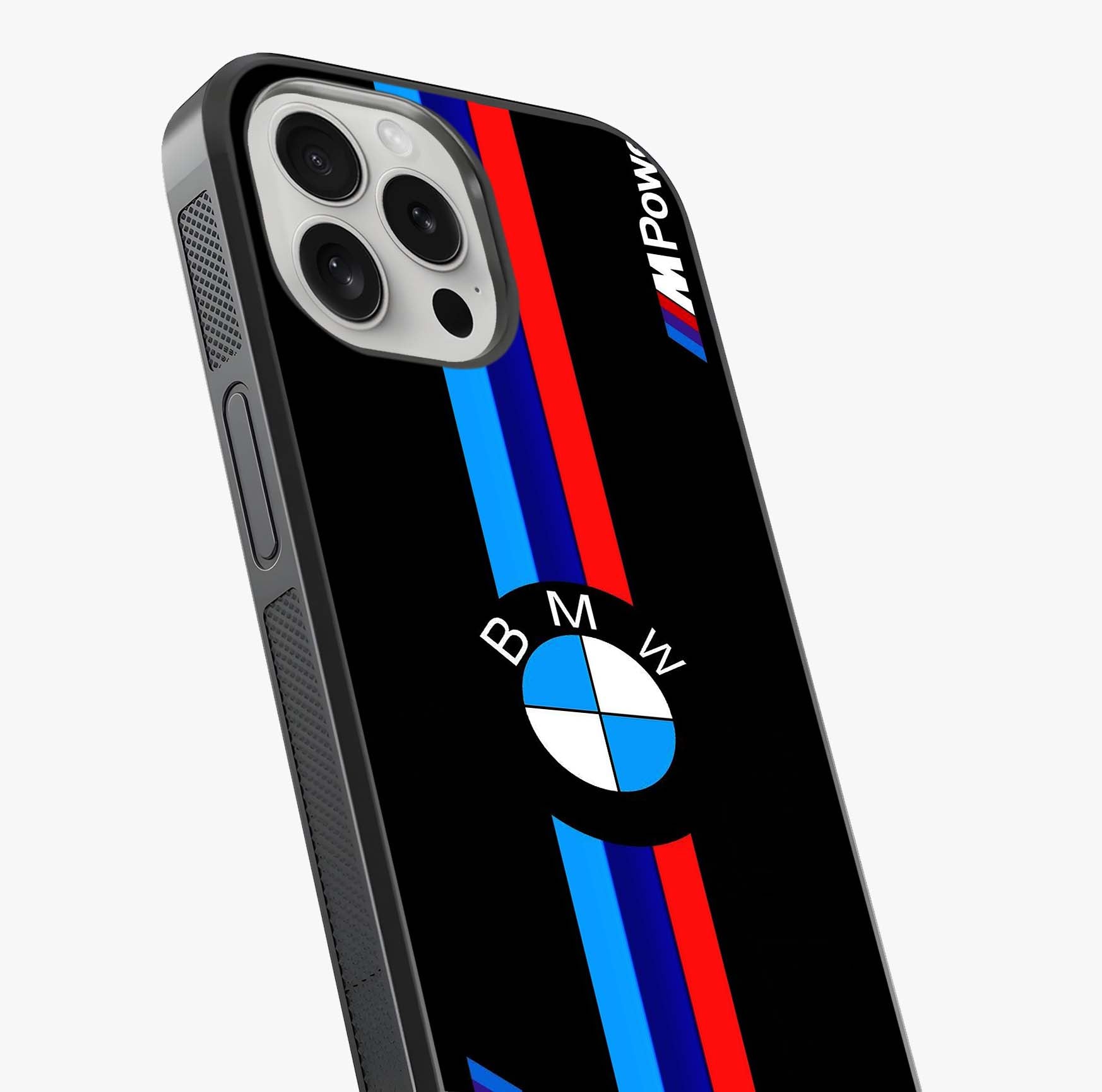 Turbo Bmw Beast Glass Case captured at a warm angle highlighting gloss, texture and premium glass finish.