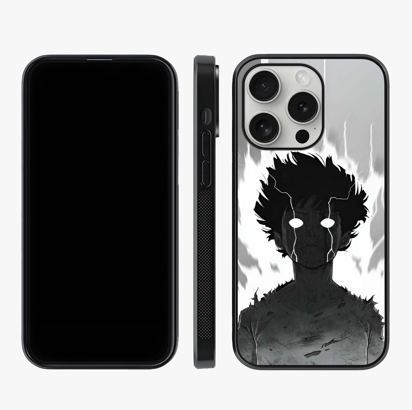 Awakened Inner Rage Glass Case displayed upright for full design visibility and premium finish.