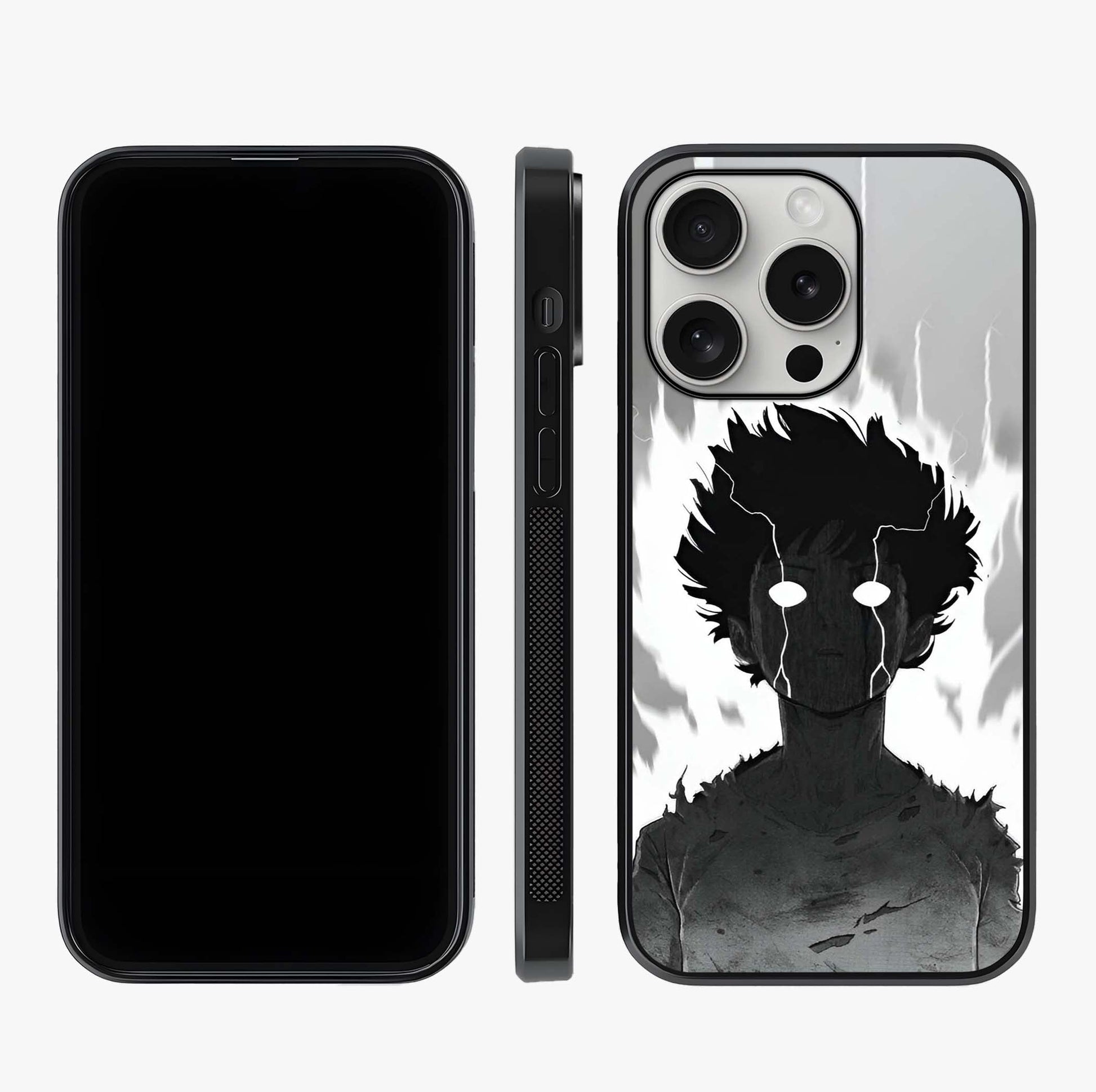 Awakened Inner Rage Glass Case displayed upright for full design visibility and premium finish.