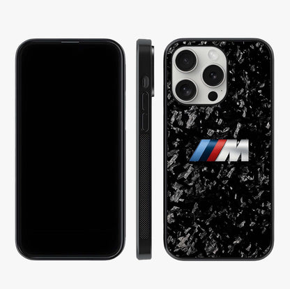 Carbon Speed Mark Glass Case displayed upright for full design visibility and premium finish.